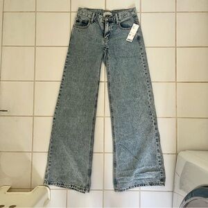 BDG Mid-rise Wide Leg Light Blue Jeans